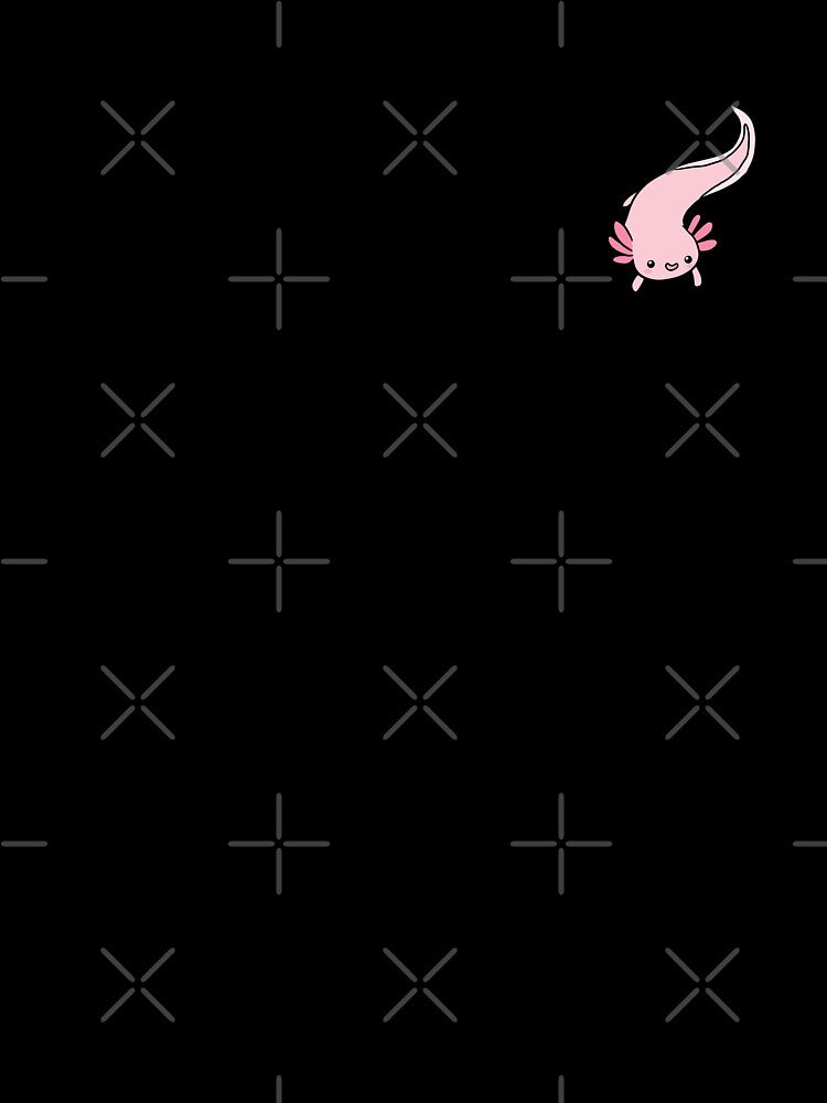 axolotl cute cartoon illustration by Yarafantasyart