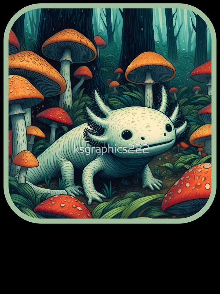 Axolotl Art #48 | Axolotl Lovers by ksgraphics222