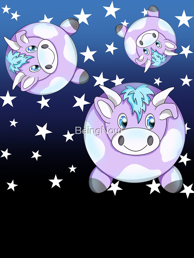 flying cow in space by BeingNow