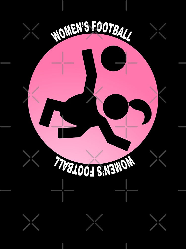 Sticker Women's Football Lady Soccer Bicycle Kick by mc-webdesign