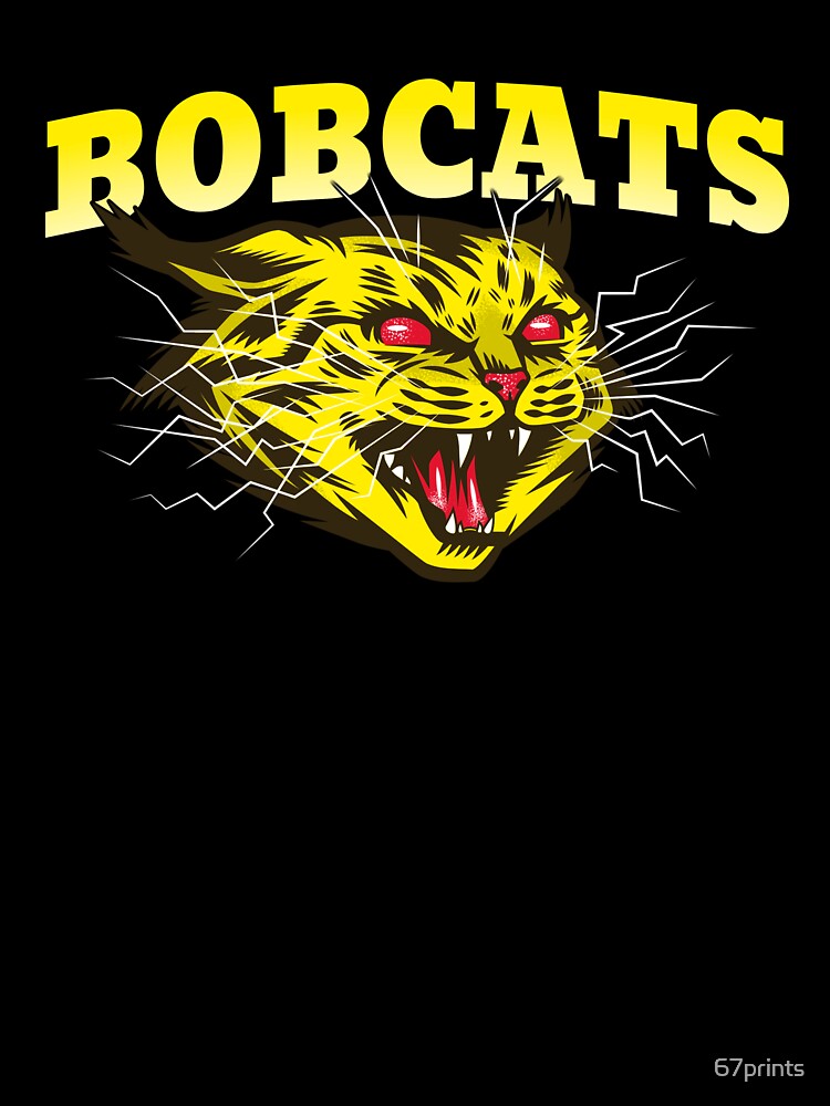 Bobcats Sports Team Badge Art Logo by 67prints
