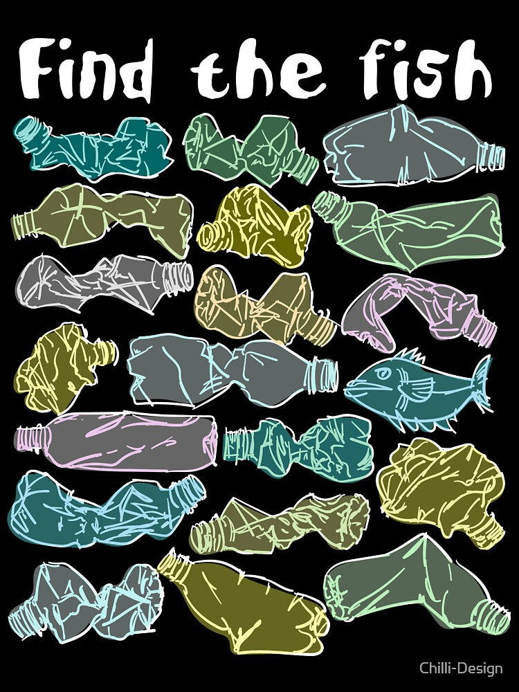 Find the fish and save the ocean from plastic pollution by Chilli-Design