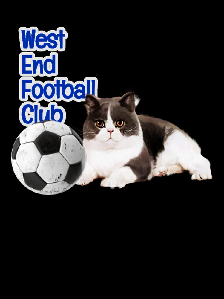 West End Football Club fat cat design by West End FC