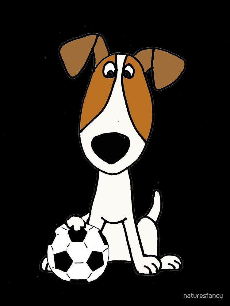 Funny Jack Russell Terrier Playing Football by Nature's Fancy