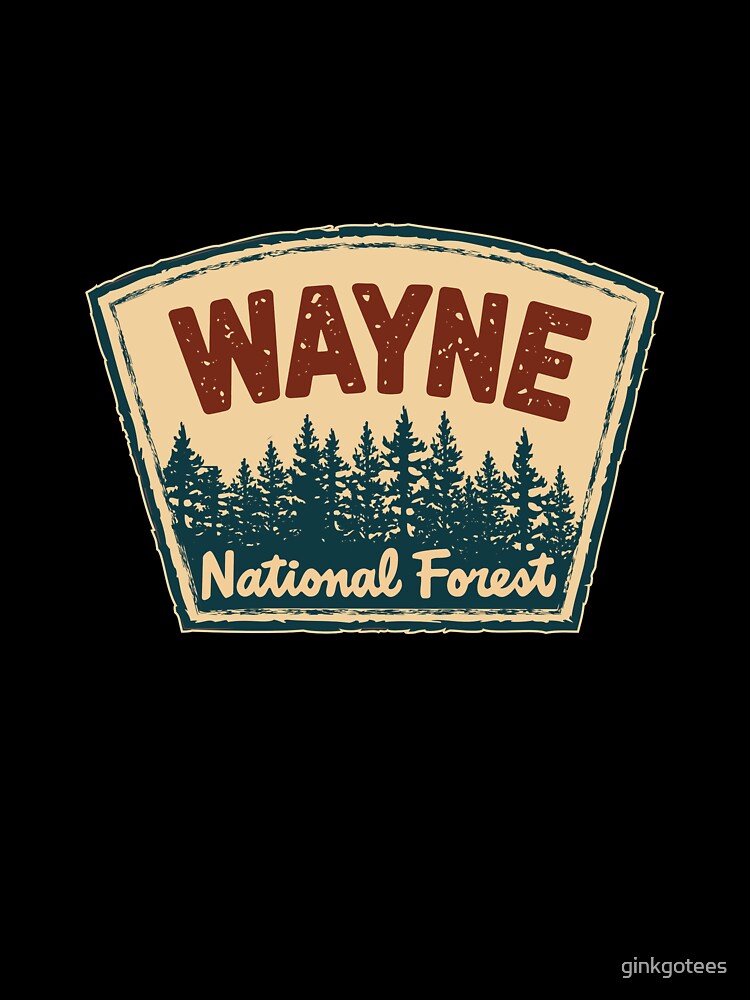 Wayne National Forest shirt, sticker, gift (WW) by ginkgotees