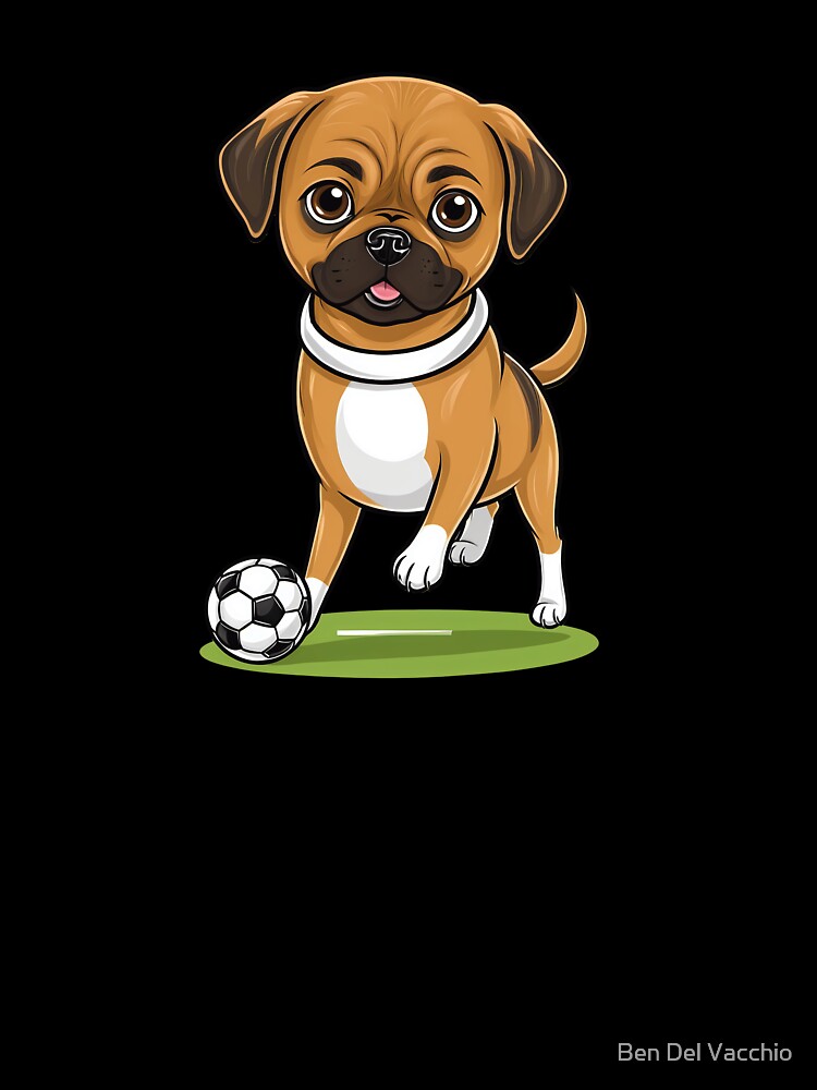 Soccer/Football Puggle by Ben Del Vacchio