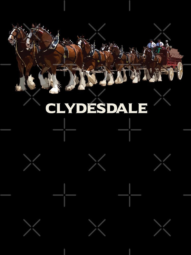Clydesdale Horse Hitch by Inkric