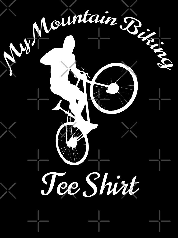 My Mountain Biking Teeshirt by Aurorapod