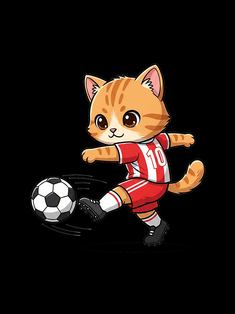 Soccer Player Cat by HoopeStylee