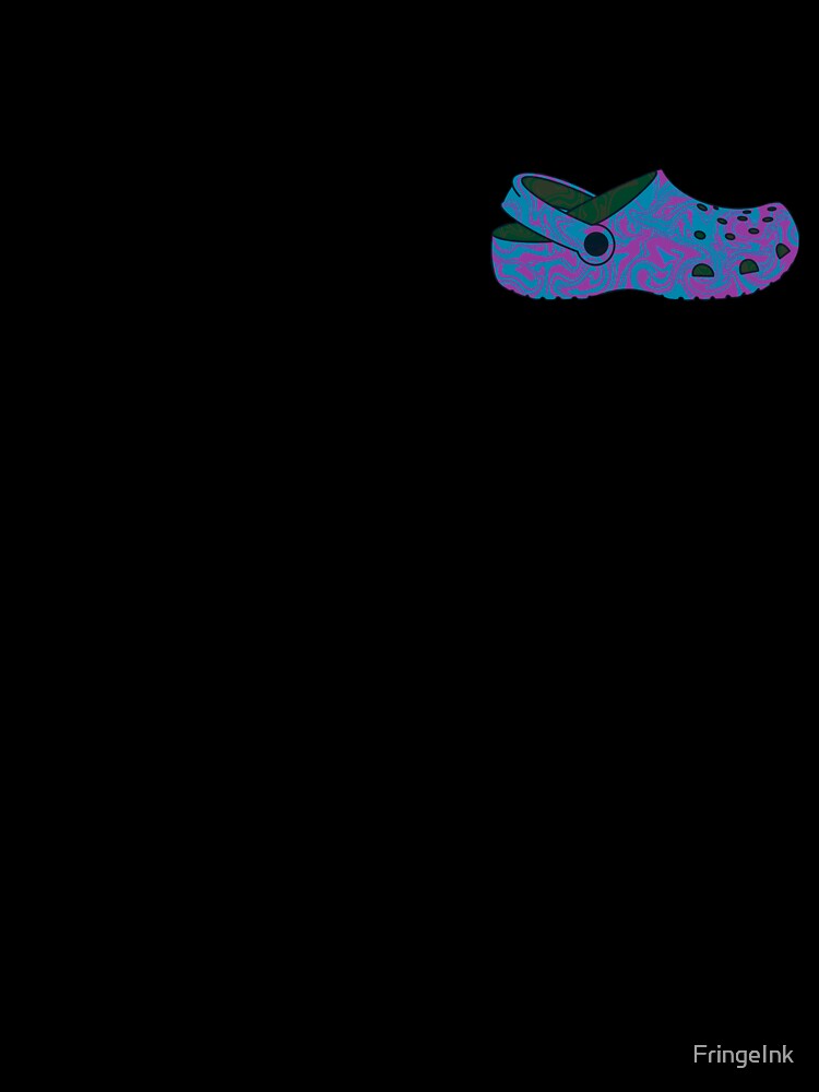 Croc Life Tie Dye Purple by FringeInk