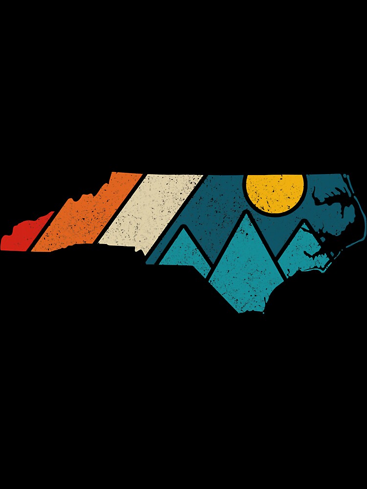 North Carolina Vintage State Map by BundlerVq