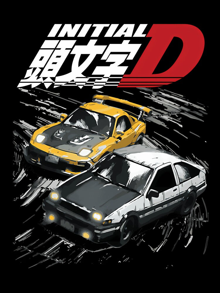 Mountain Drift Racing Initial D Tandems Ae86 Vs Fd Rx-7 by uchenimoetzt