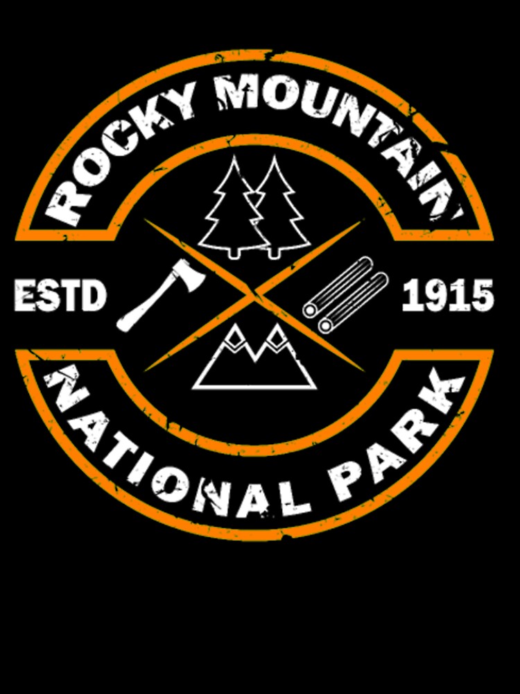 Rocky Mountain Colorado National Park 1915 Tshirt by Clavitaps