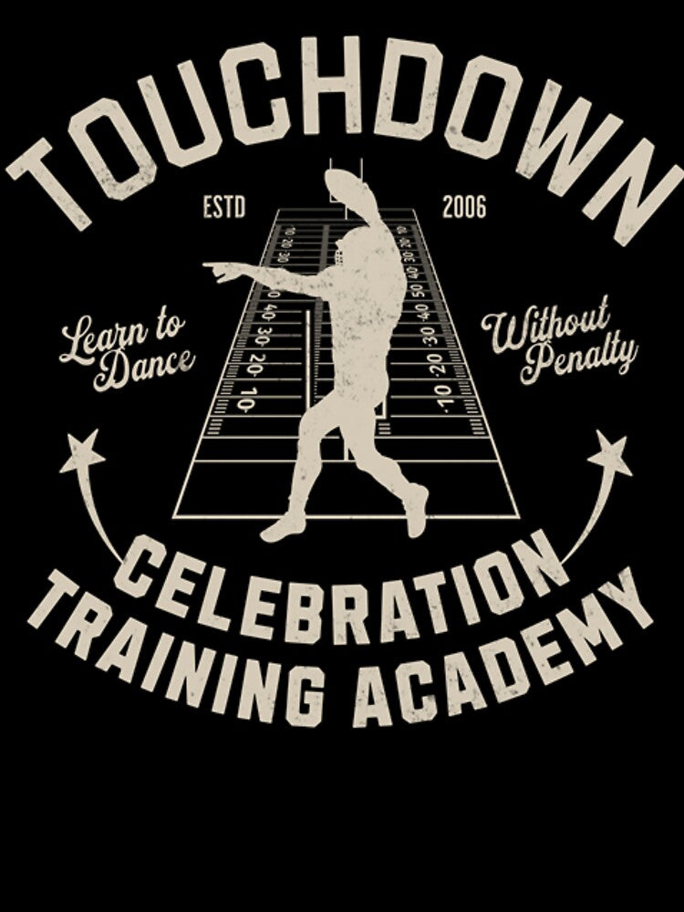 Touchdown Celebration Training Academy Estd 2006 by The Masked Designer