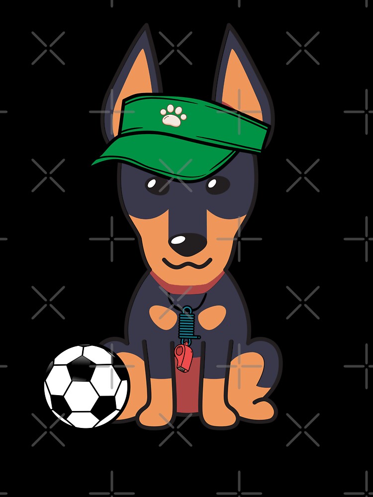Soccer Player Guard Dog by Pet Station