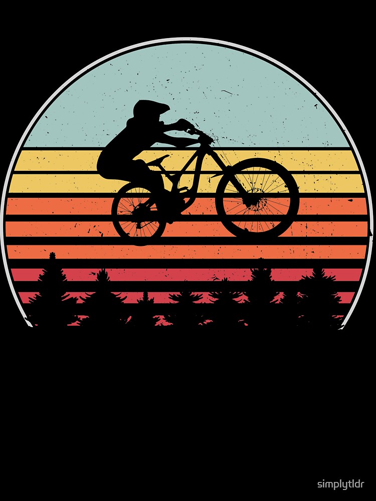 Mountain Bike Vintage Down Hill Biking Gift by simplytldr