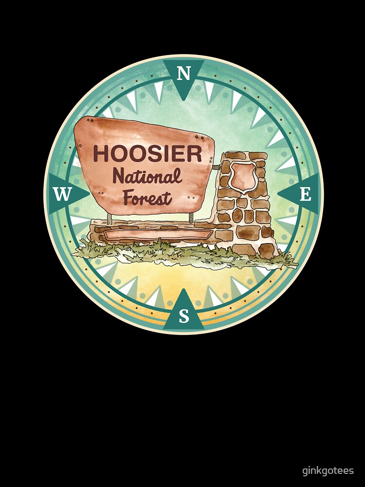 Hoosier National Forest shirt (JJJJ) by ginkgotees