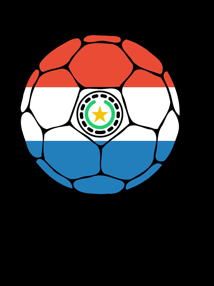 Paraguay Soccer Ball by ehgraphics15