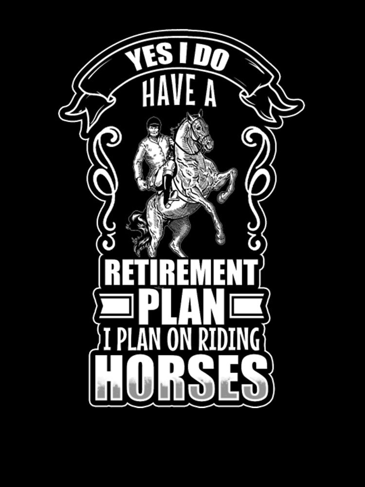 Retirement Plan Riding Horse girl by ClamenTaon