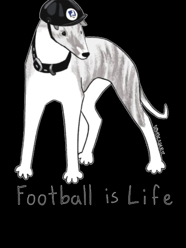 Football is Life funny dog by Lianesbit