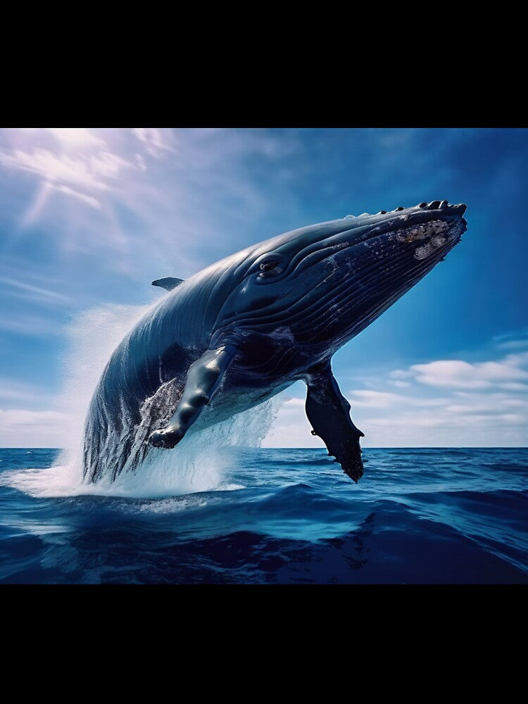 The acrobatic jumps of humpback whales by Collection de trésors
