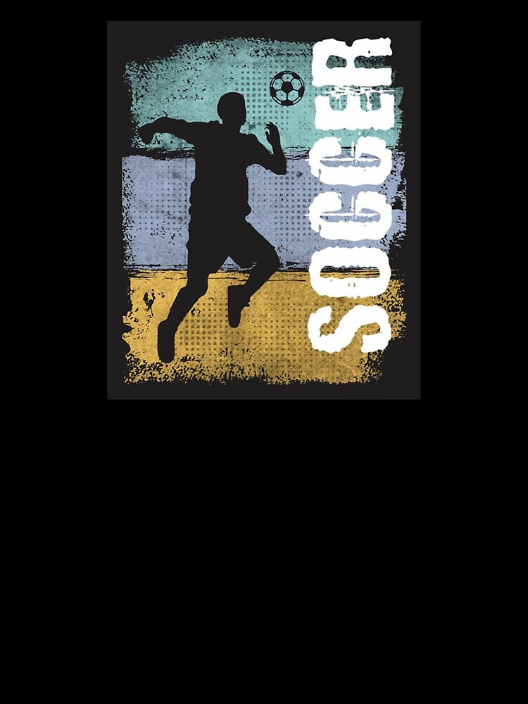 Soccer Vintage Retro Soccer Player by stevelangenfeld