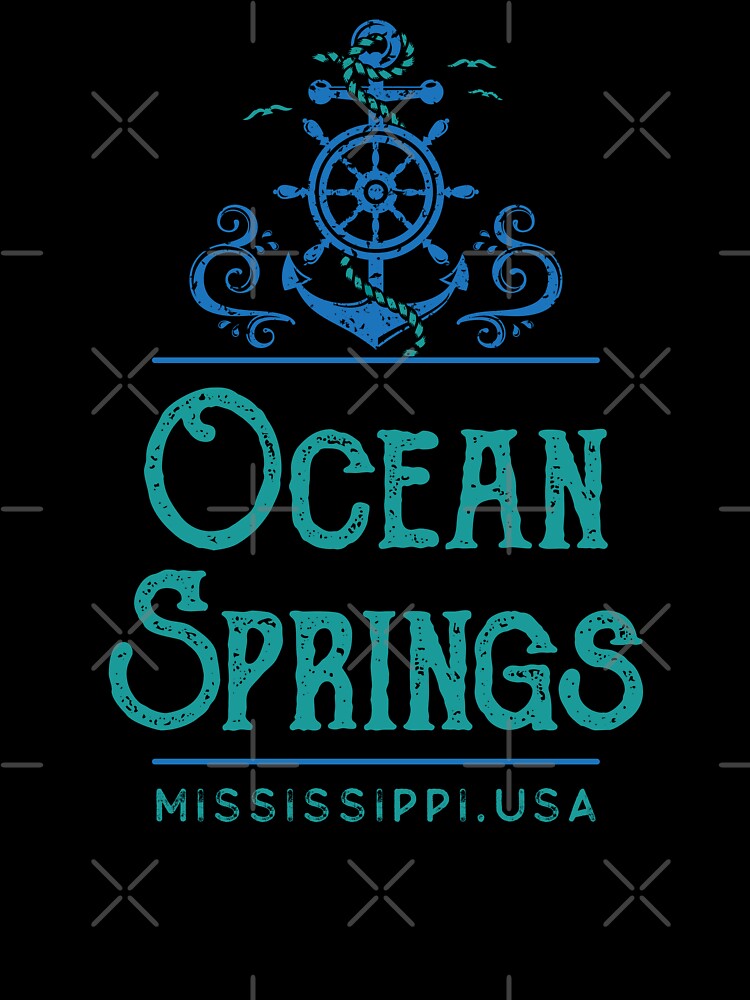 Ocean Springs Mississippi Nautical Design by Futurebeachbum