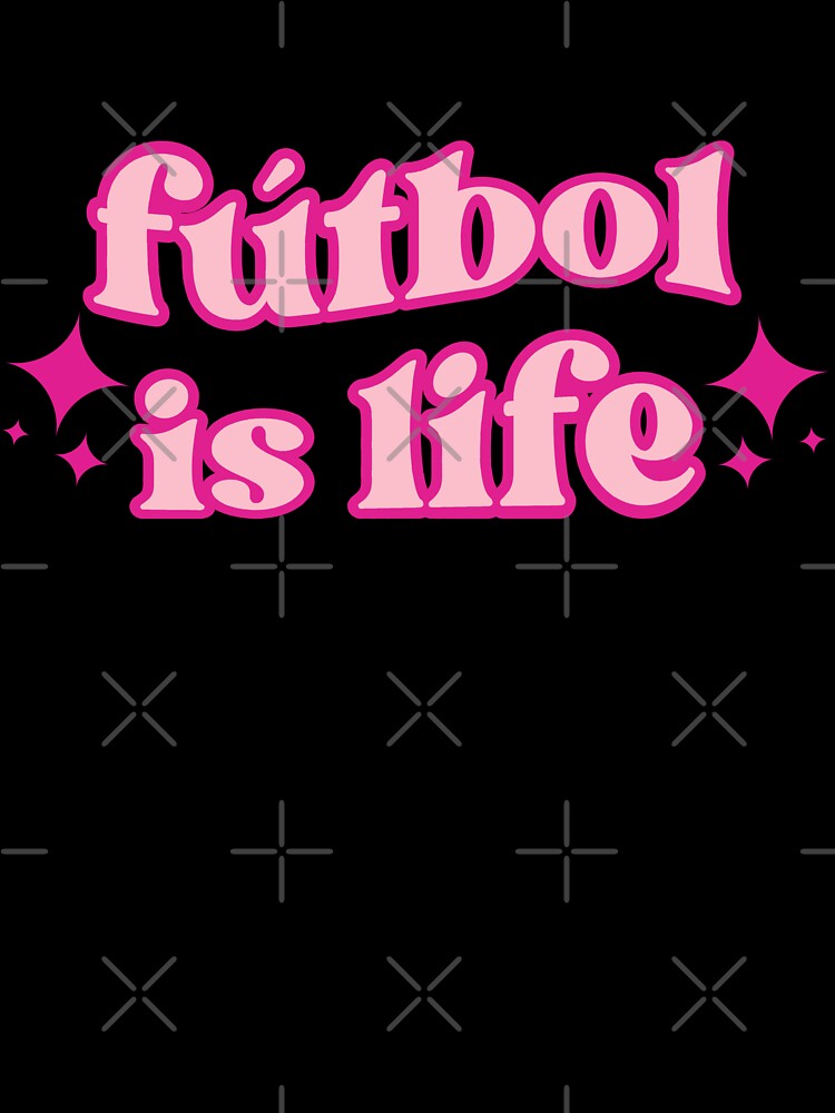 Futbol is Life Pink Retro by mariejosee22