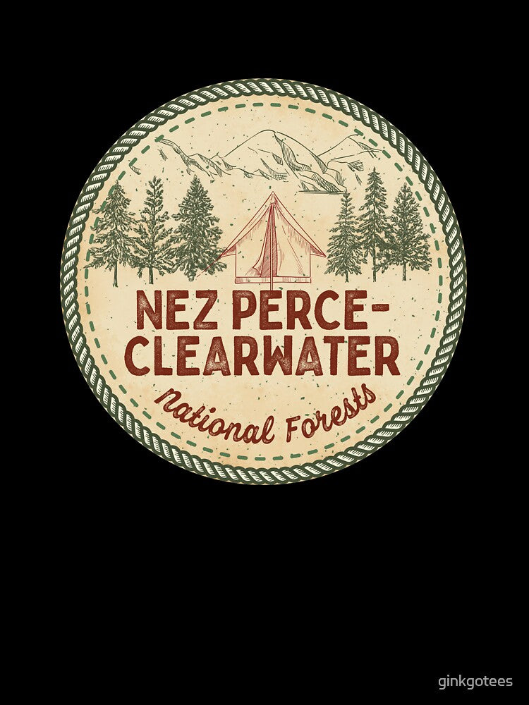 Nez Perce-Clearwater National Forests shirt (BBBB) by ginkgotees