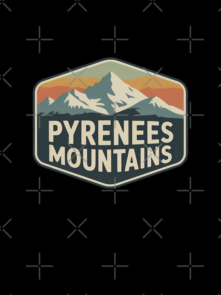 Pyrenees Mountain Sticker by TulipaGraphics