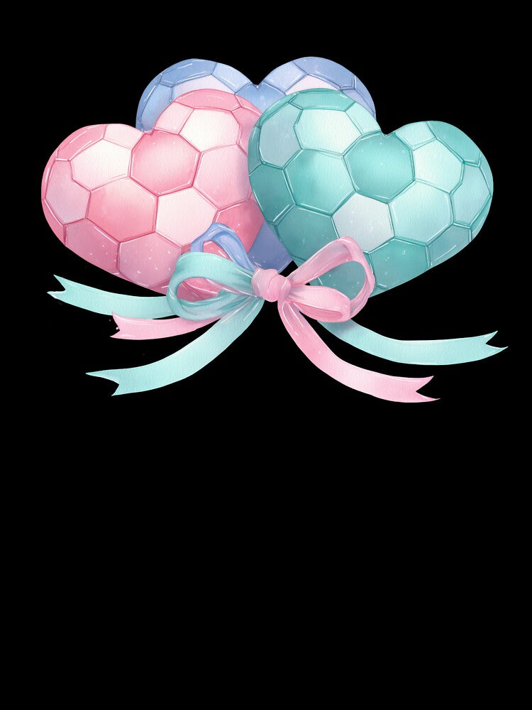 Soccer Heart Balloons by vividdigits