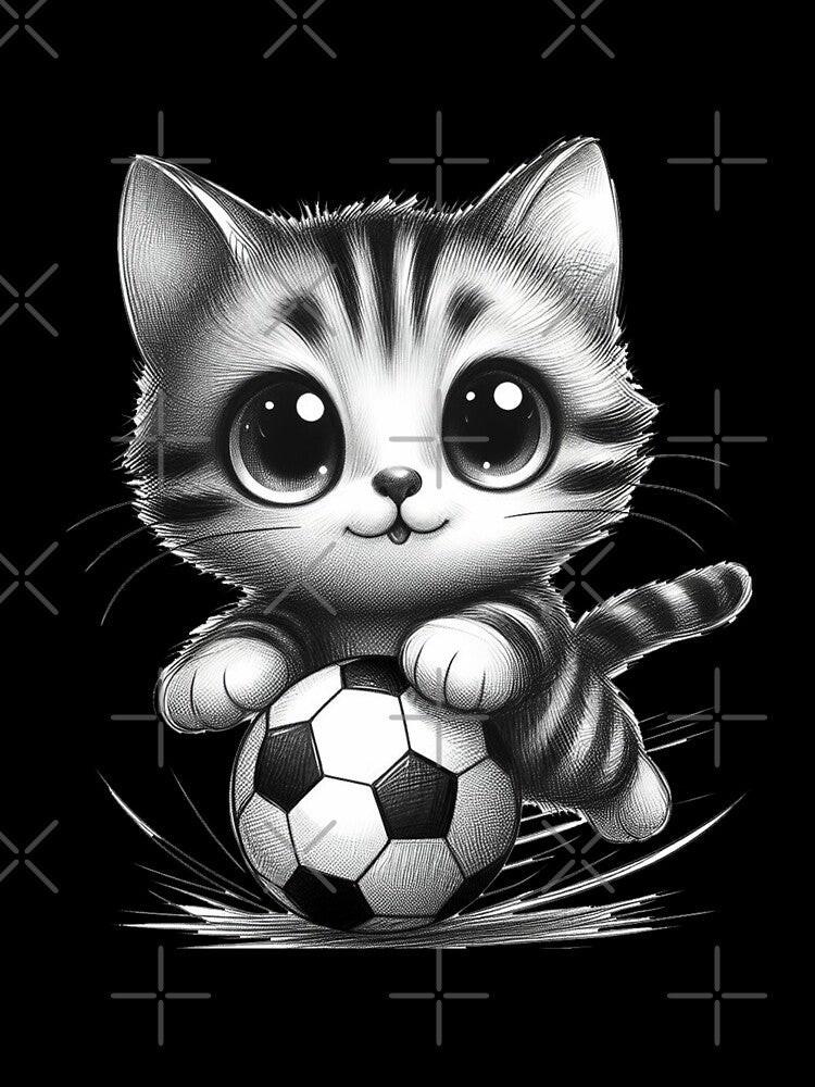 Football Cat Gift by VANWANSHOP
