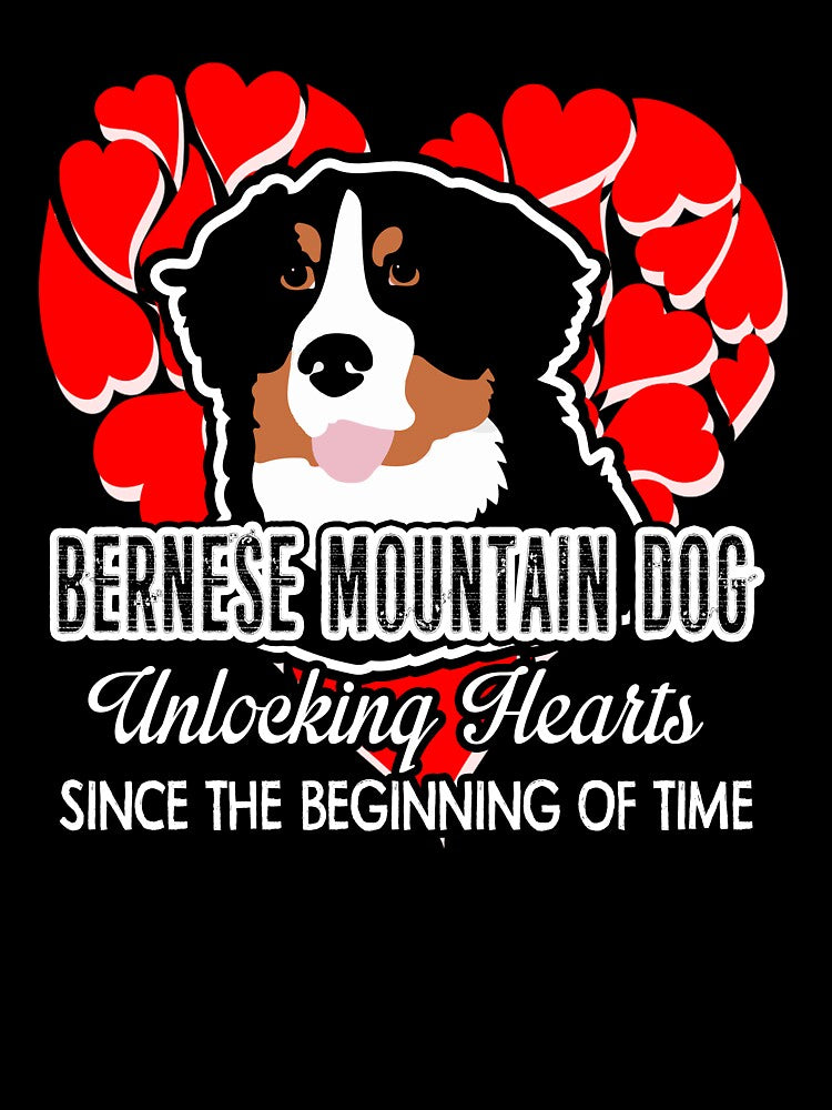 Bernese Mountain Dog Unlocking The Hearts Since The Beginning Of Time by UnknownArtistt