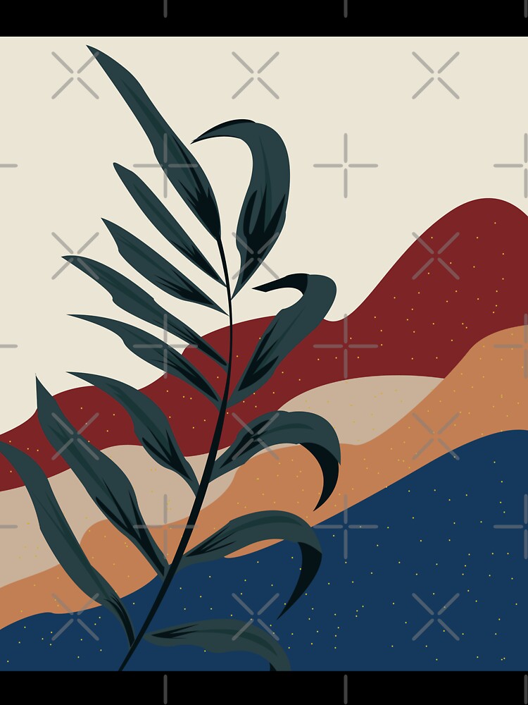Colored Desert and leaf by SGS-