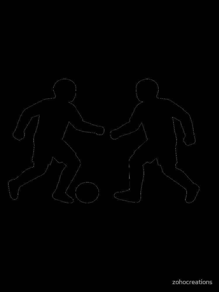 Soccer Player Silhouette Graphic – Minimal Football Match Art Design by zohocreations