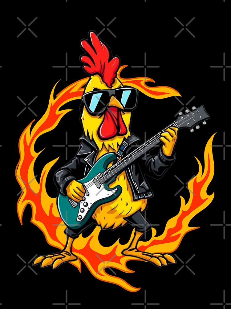 Flaming Rock Chicken by Ivy-Triggs