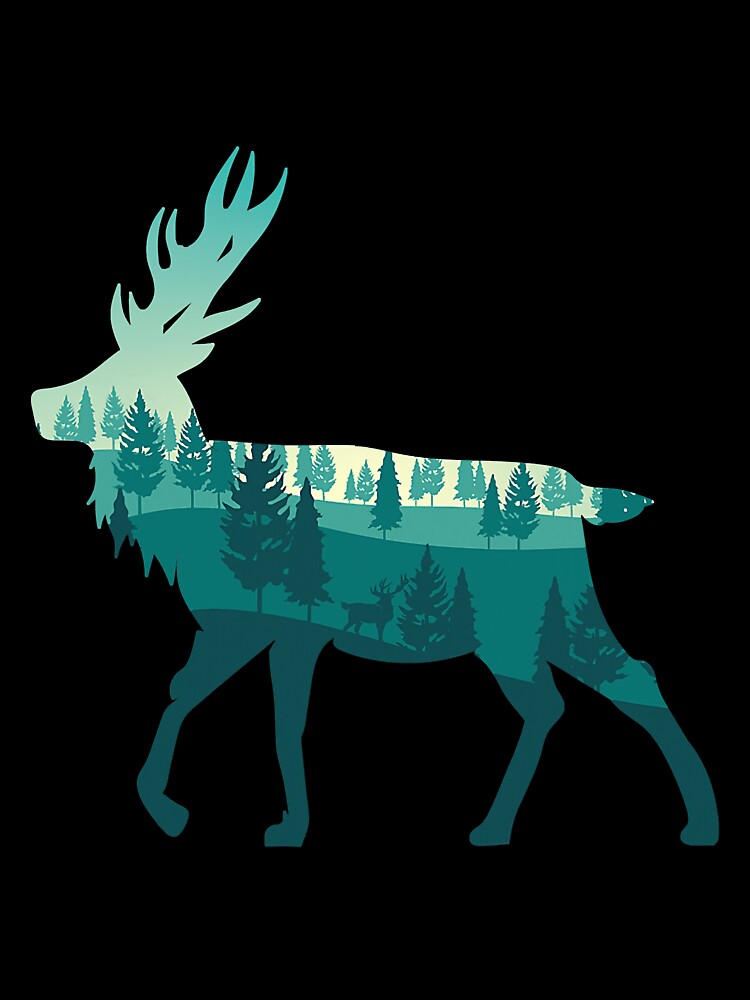 Nature Wildlife Deer Animal Lover by BundlerVq
