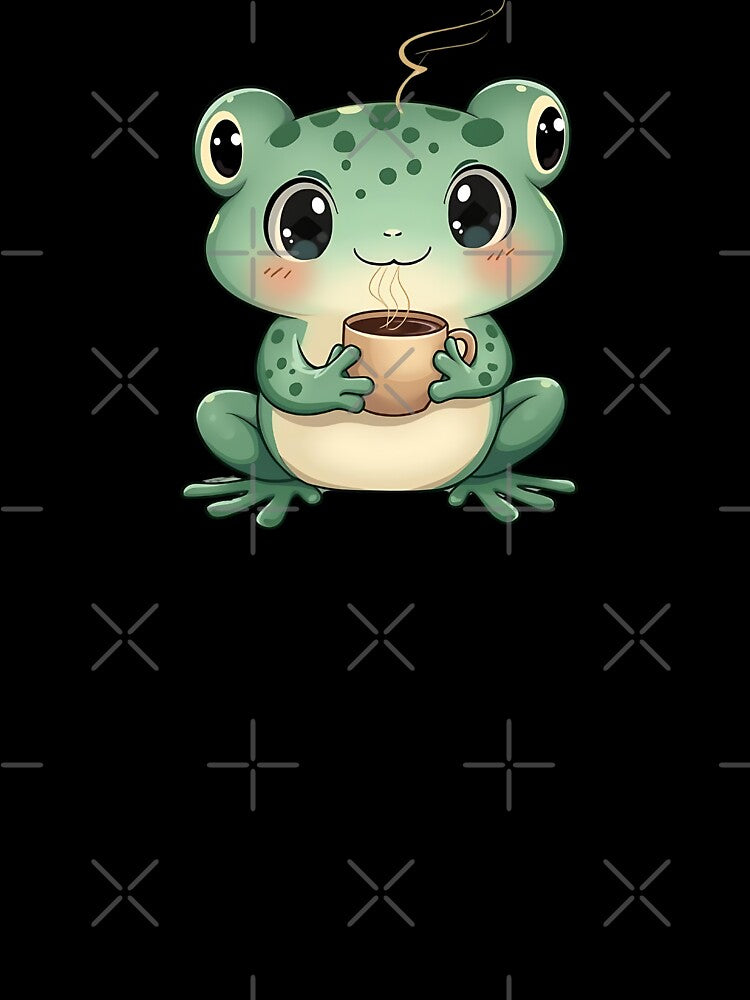 Coffee Frog Kawaii by VibeTCreations