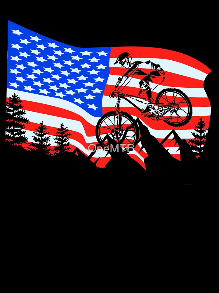 American Flag Mountain Bike by OneMTB