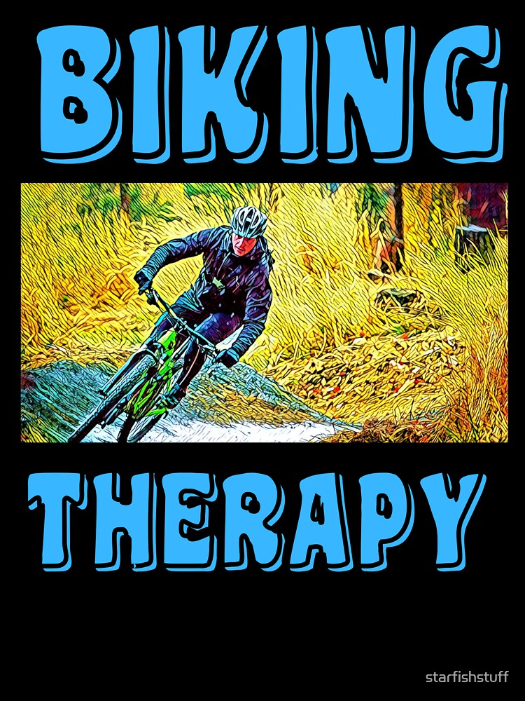BIKING THERAPY by starfishstuff