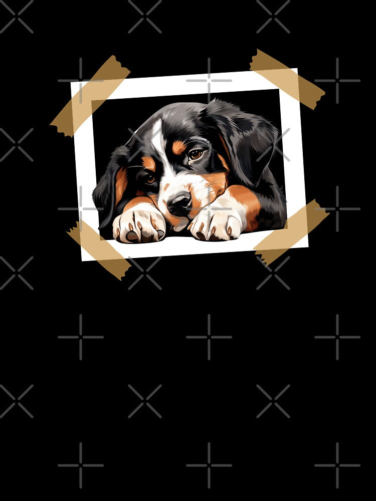 Entlebucher Mountain Puppy Sleeping by TheAnimalZ00