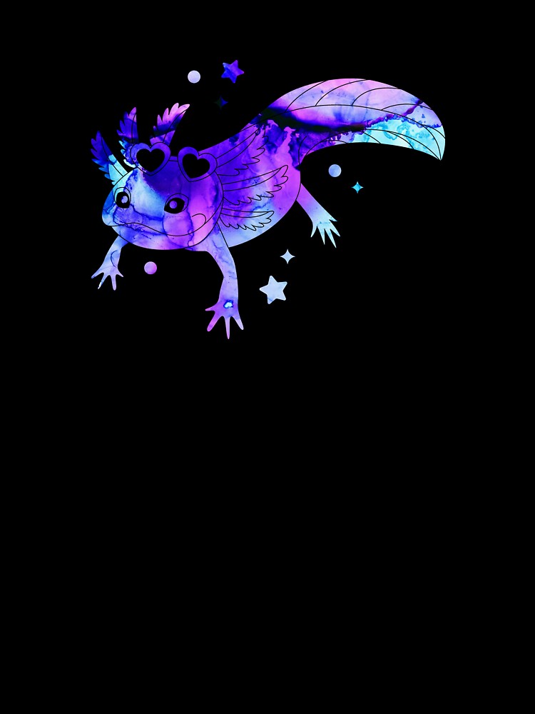 Axolotl Colorful Watercolor by 37jlee