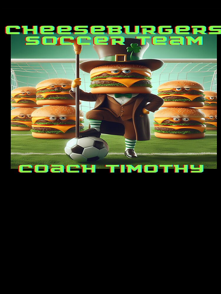 Cheeseburgers Soccer Team Coach Timothy by HeleneCollins