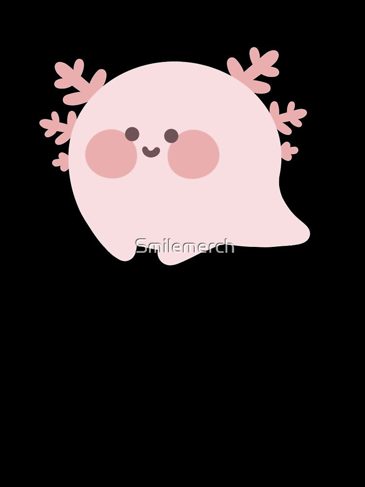 Cute Pink Axolotl by Smilemerch