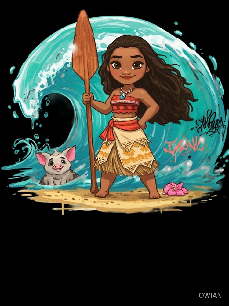 Moana Inspired Ocean Adventure Art by OWIAN