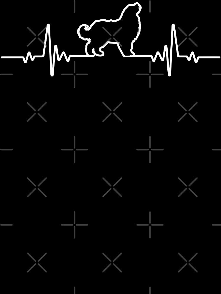 Minimalist Heartbeat Bernese Mountain Dog by More Cute Dogs