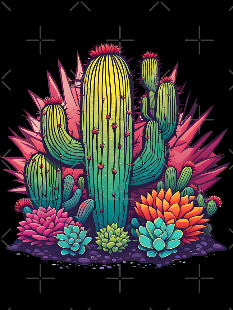 desert-cacti by duhnnae