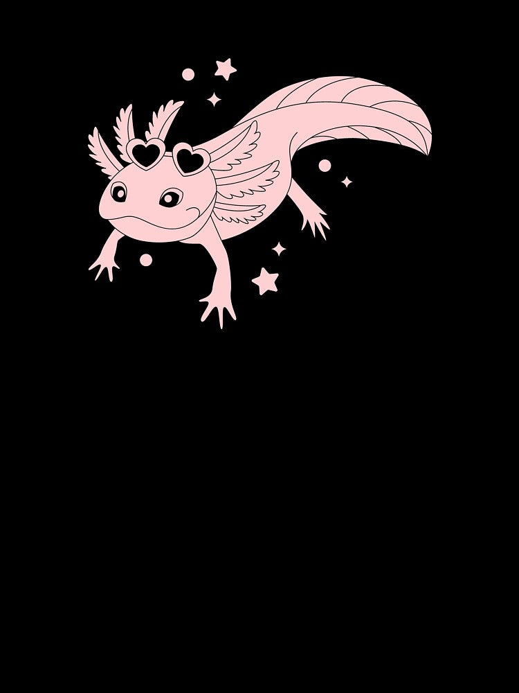 Axolotl Pastel Pink by 37jlee
