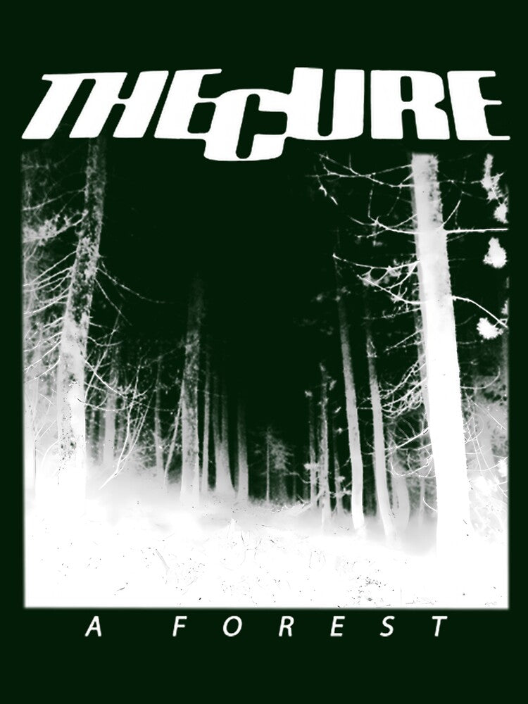 The Cure A Forest Dark Woods Band Graphic by BlackHat-07