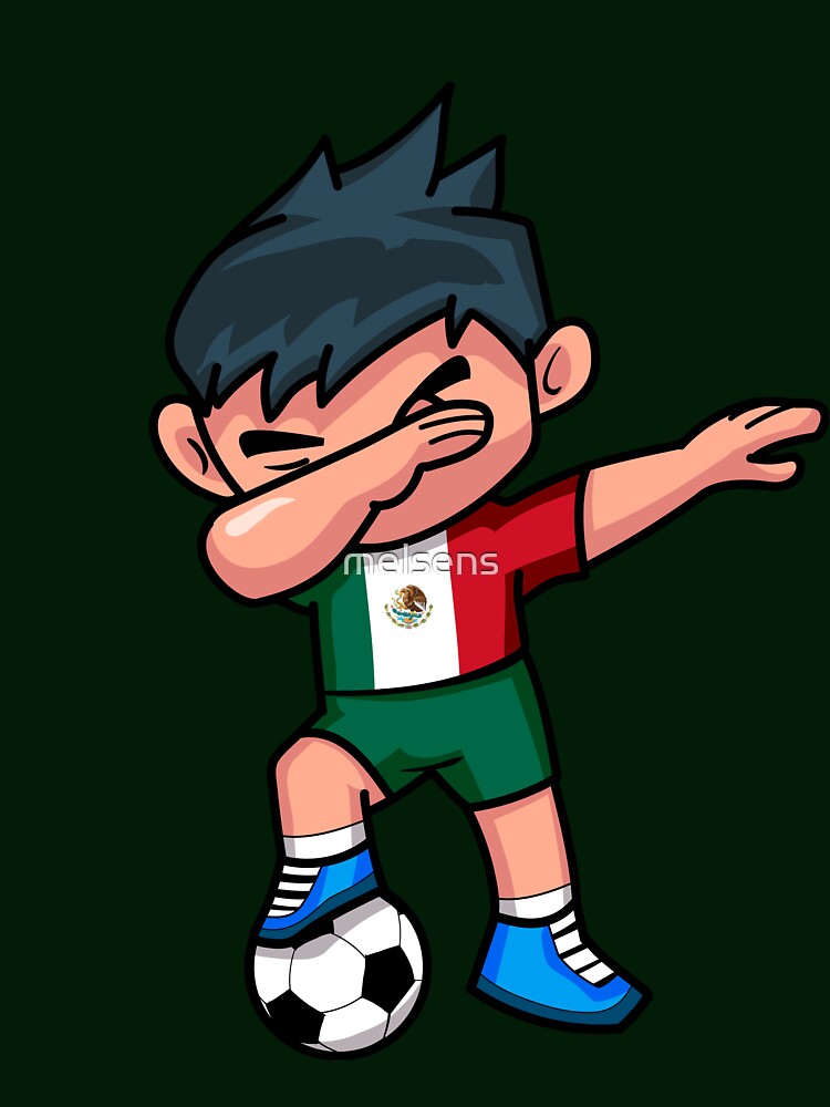 Soccer Boy Dabbing Mexico by melsens
